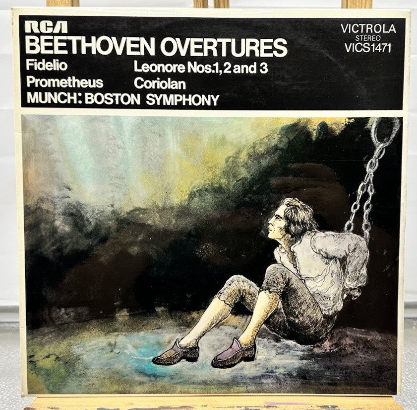 Beethoven Overtures : Munch / Boston Symphony Orchestra Record In GC 6990