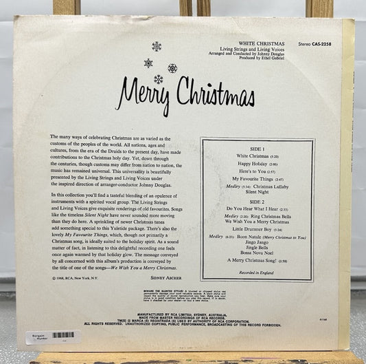 White Christmas : Living Strings & Living Voices Record In Good Condition 7323
