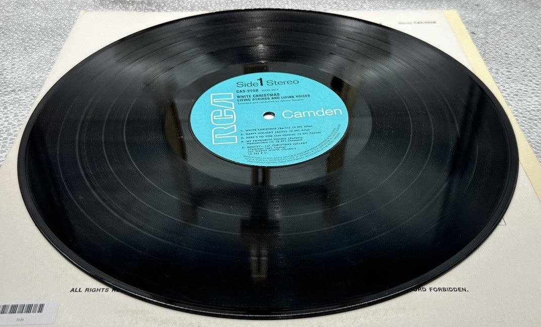 White Christmas : Living Strings & Living Voices Record In Good Condition 7323