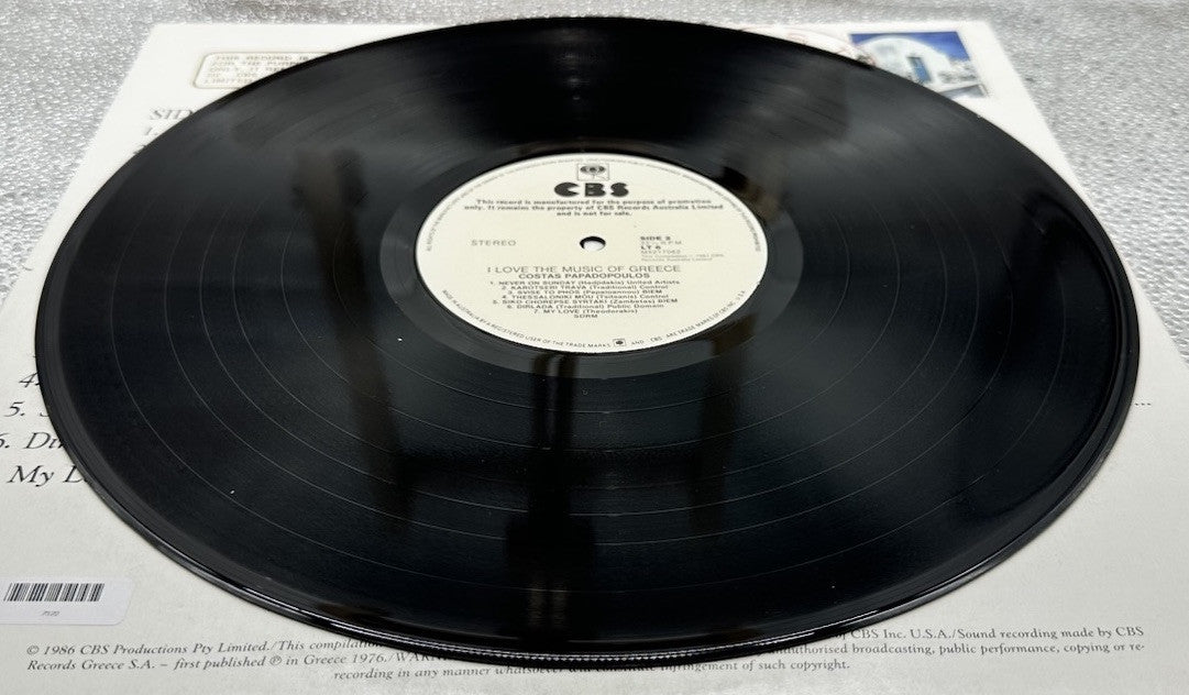 I Love The Music Of Greece Various Artists Record In Good Condition 7322