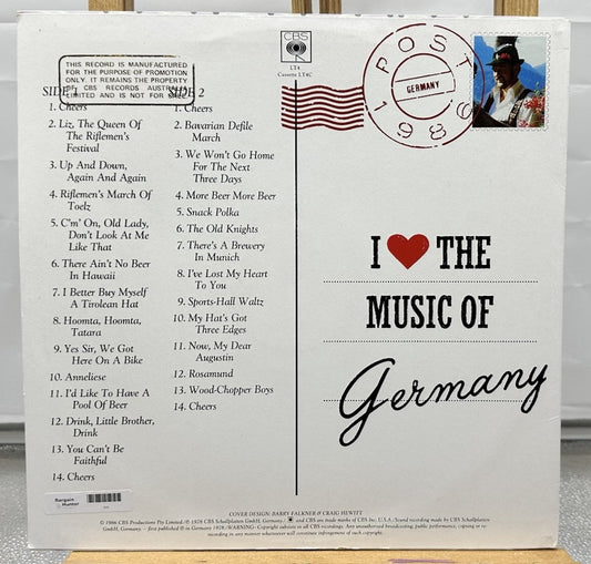 I Love The Music Of Germany Various Artists Record In Good Condition 7321