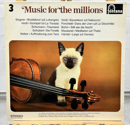 Music For The Millions 3 Record In Good Condition 7013