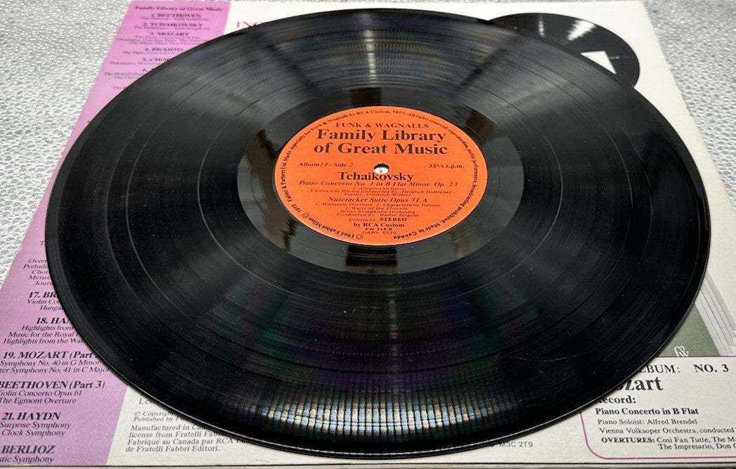 Tchaikovsky Funk & Wagnalls Family Library of Great Music Record Album 2 LP 7314