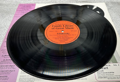Tchaikovsky Funk & Wagnalls Family Library of Great Music Record Album 2 LP 7314