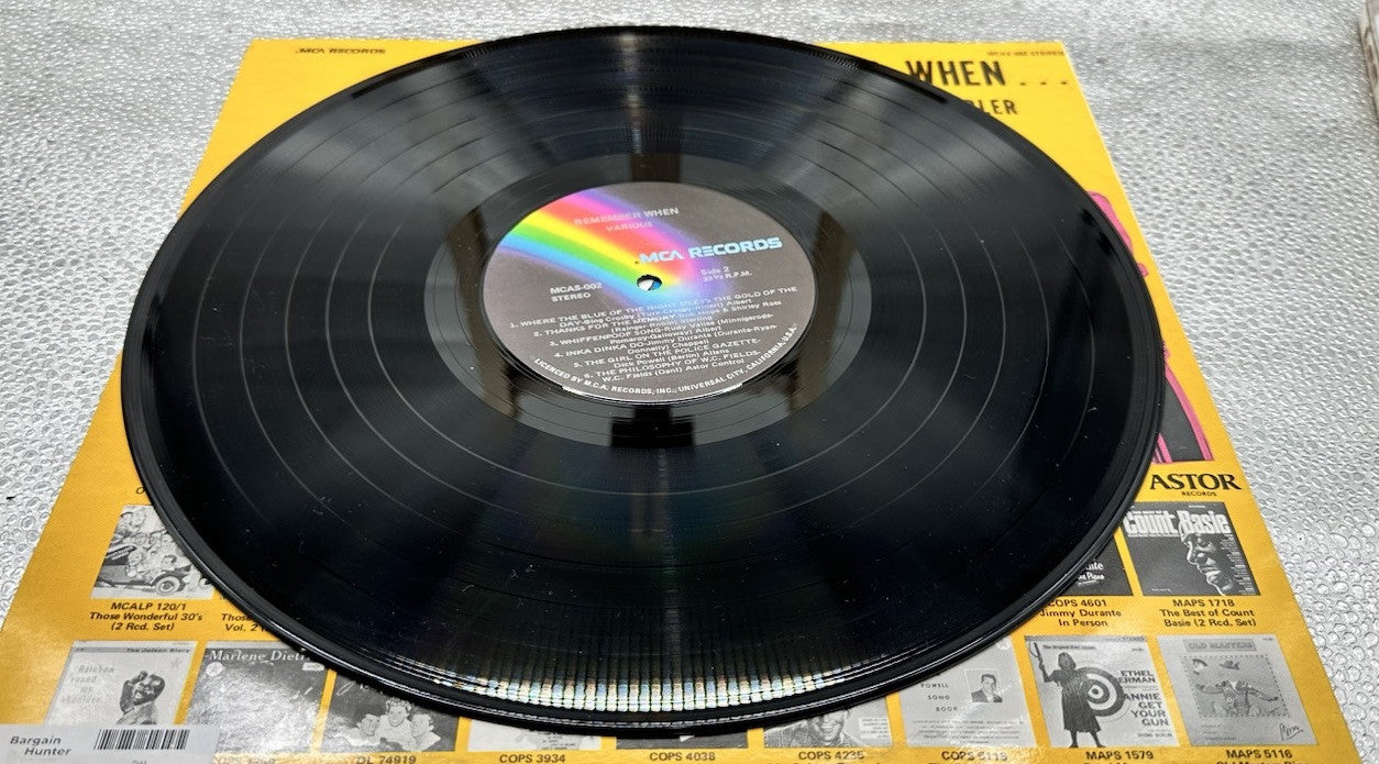 REMEMBER WHEN - A NOSTALGIA SAMPLER Record In Good Condition 7344