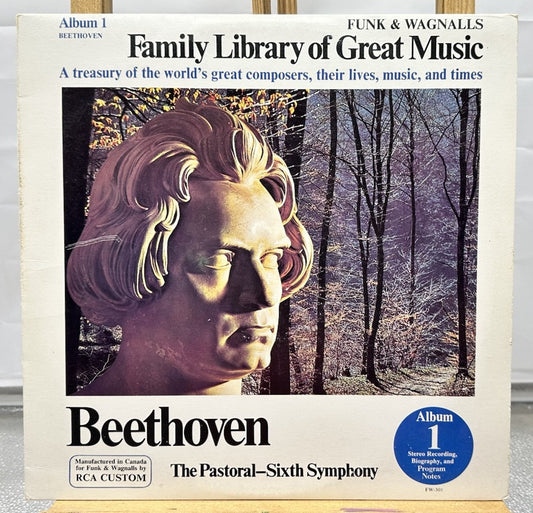 Beethoven - Family Library Of Great Music Album 1 Record In Good Condition 7328
