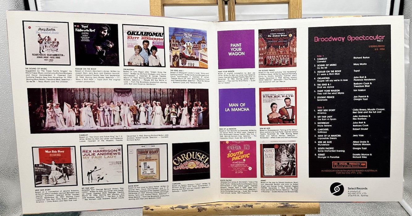 Broadway Spectacular Vol. 1 Original Broadway Casts Record In Good Condition7023