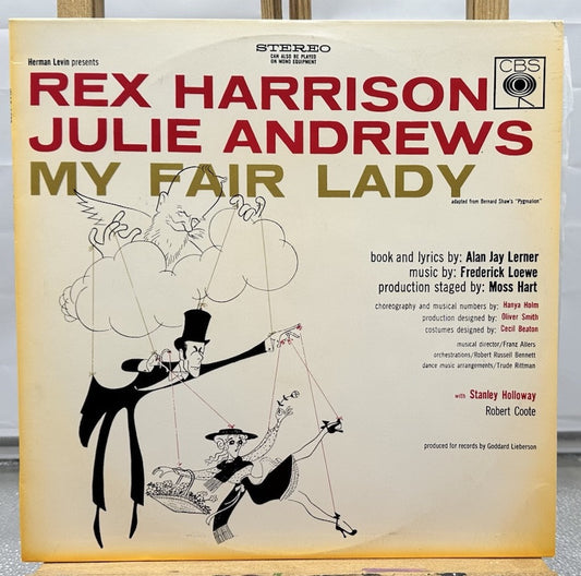 My Fair Lady : Rex Harrison Julie Andrews Record In Good Condition 7024