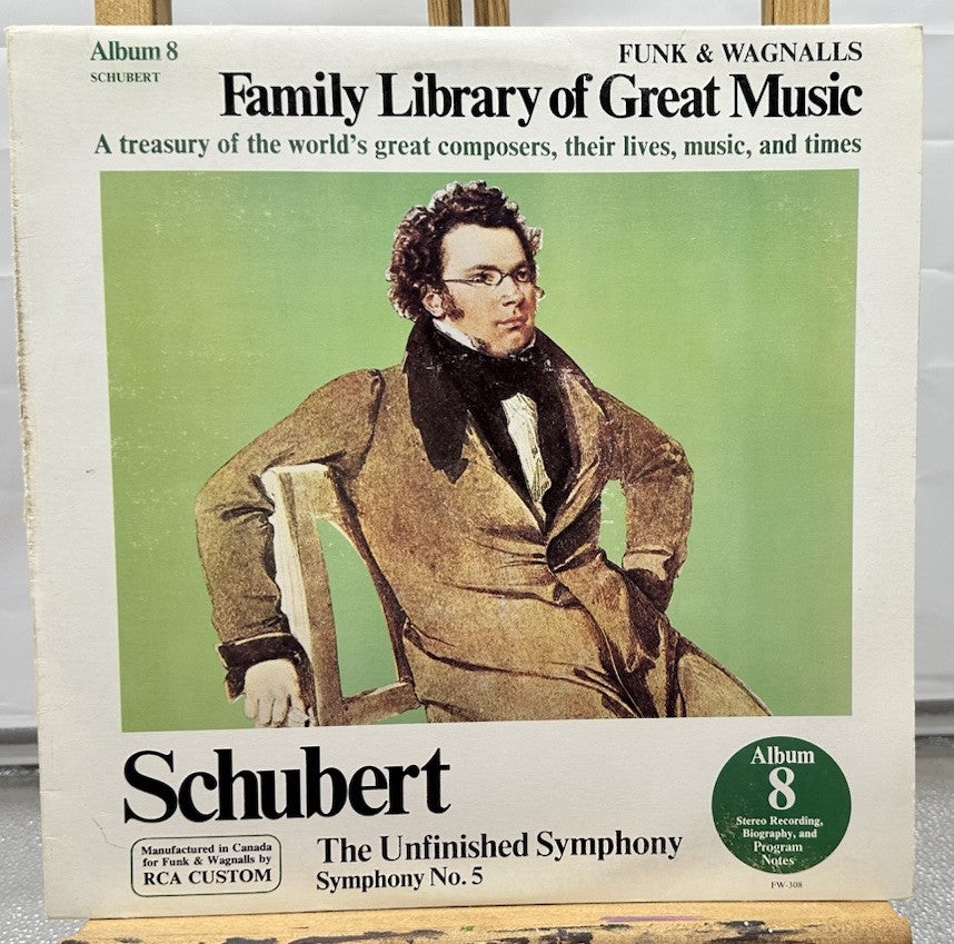 Schubert - Family Library Of Great Music Album 8 Record In Good Condition 6460