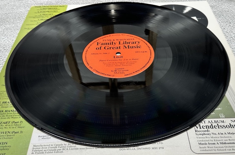 Liszt - Family Library Of Great Music Album 10 Record In Good Condition 7327