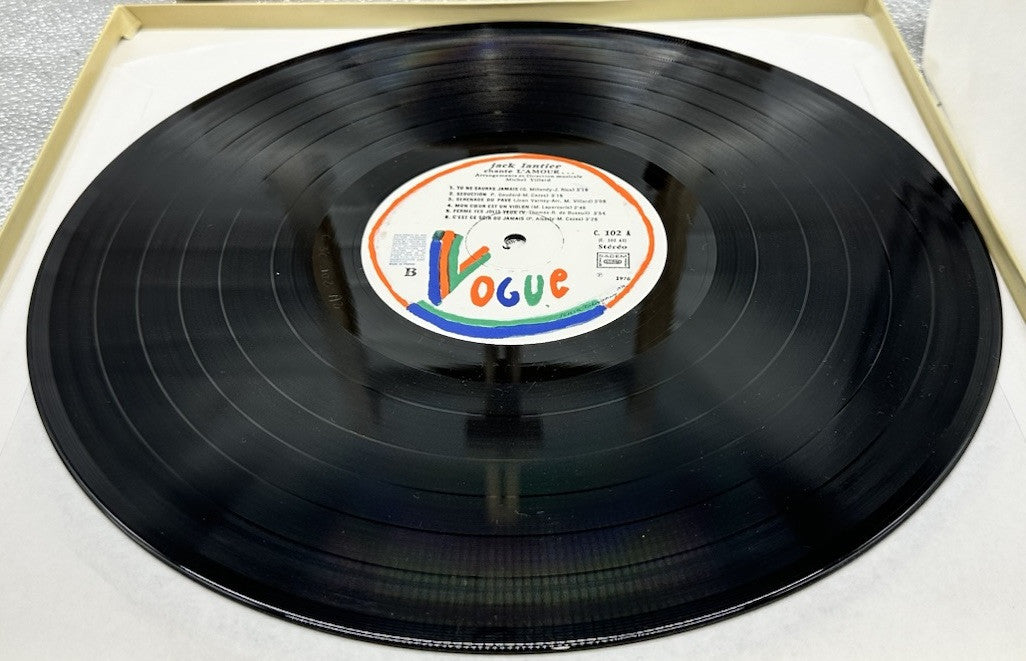 Jack Lantier – Chante ... L'Amour, La Femme, Les Fleurs Record In GC 7049