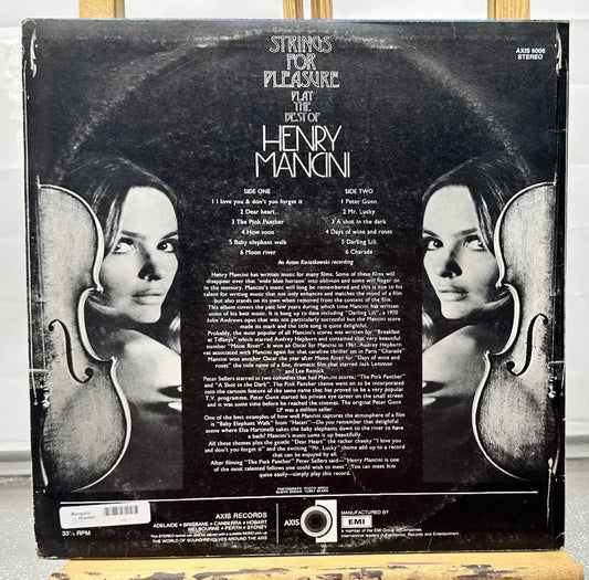 STRINGS FOR PLEASURE PLAY THE BEST OF HENRY MSNCINI Record In Good Condition7319