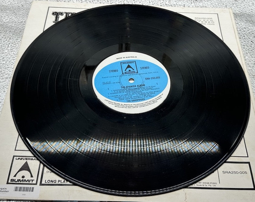 The Sandpipers : The Spanish Album Record In Good Condition 7292