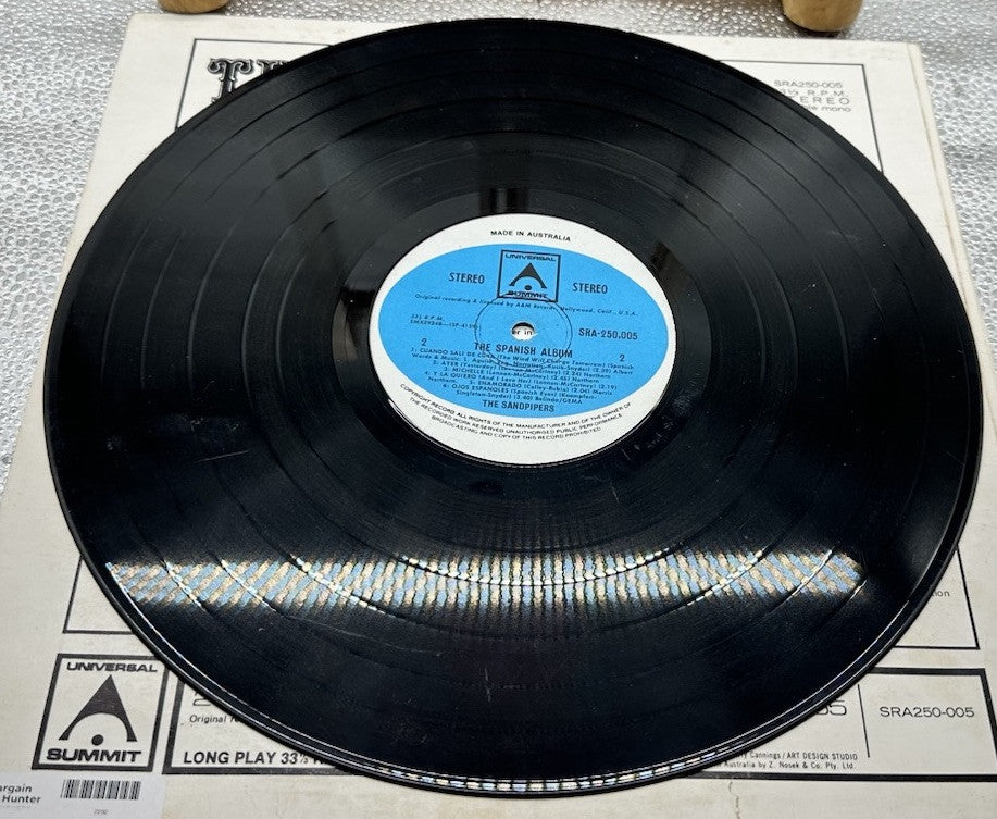 The Sandpipers : The Spanish Album Record In Good Condition 7292