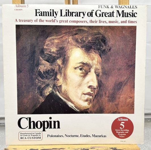 CHOPIN - Family Library Of Great Music Album 5 Record In Good Condition 7333