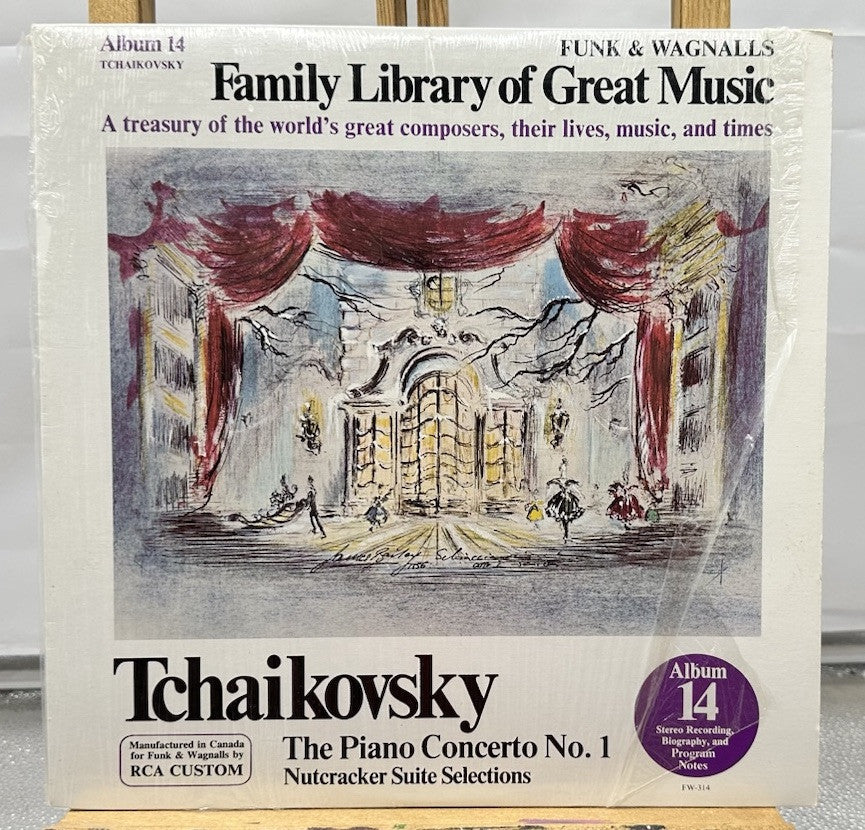 Family Library Of Great Music Album 14 Tchaikovsky Record In Good Condition 7334