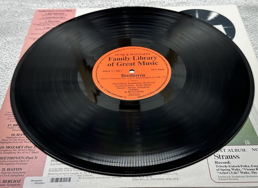 Family Library Of Great Music Album 12 : Beethoven Record In Good Condition 7335