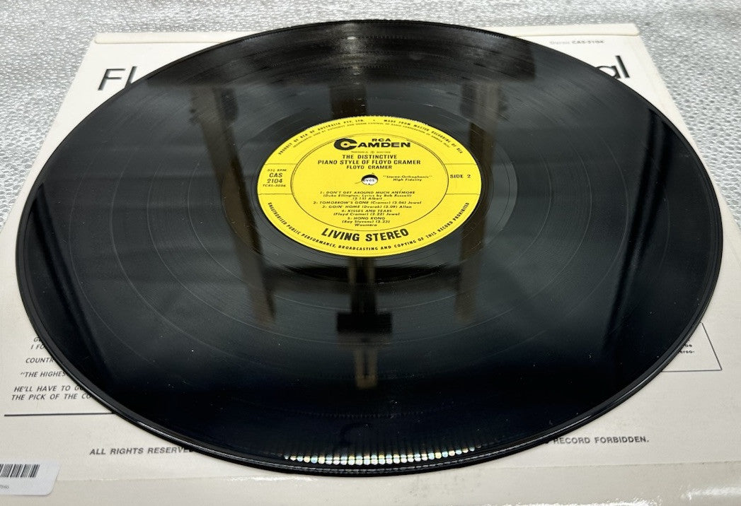 The Distinctive Piano Style of Floyd Cramer Record In Good Condition 7365