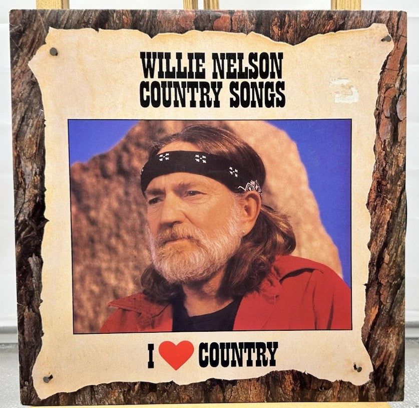Willie Nelson Country Songs - I Love Country Record In Good Condition 7690