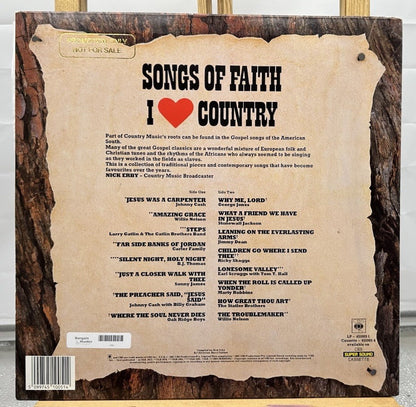 Songs Of Faith - I Love Country Record In Good Condition 7685
