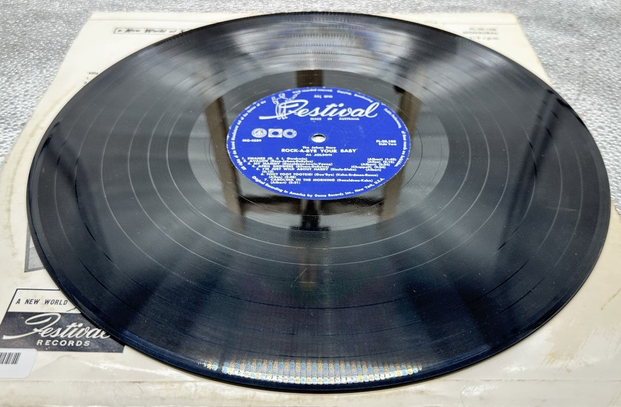 The Jolson Story - " Rock-A-Bye Your Baby..." Record In Good Condition 6709