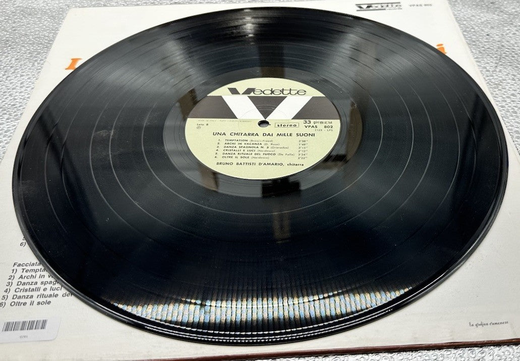Bruno Battisti D'Amario – La Chitarra Dai Mille Suoni Record In Good Cond 6745
