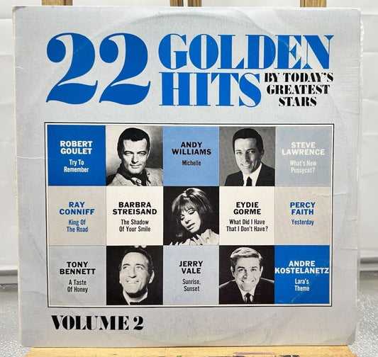 22 Golden Hits By Today's Greatest Stars Record In Good Condition 6708