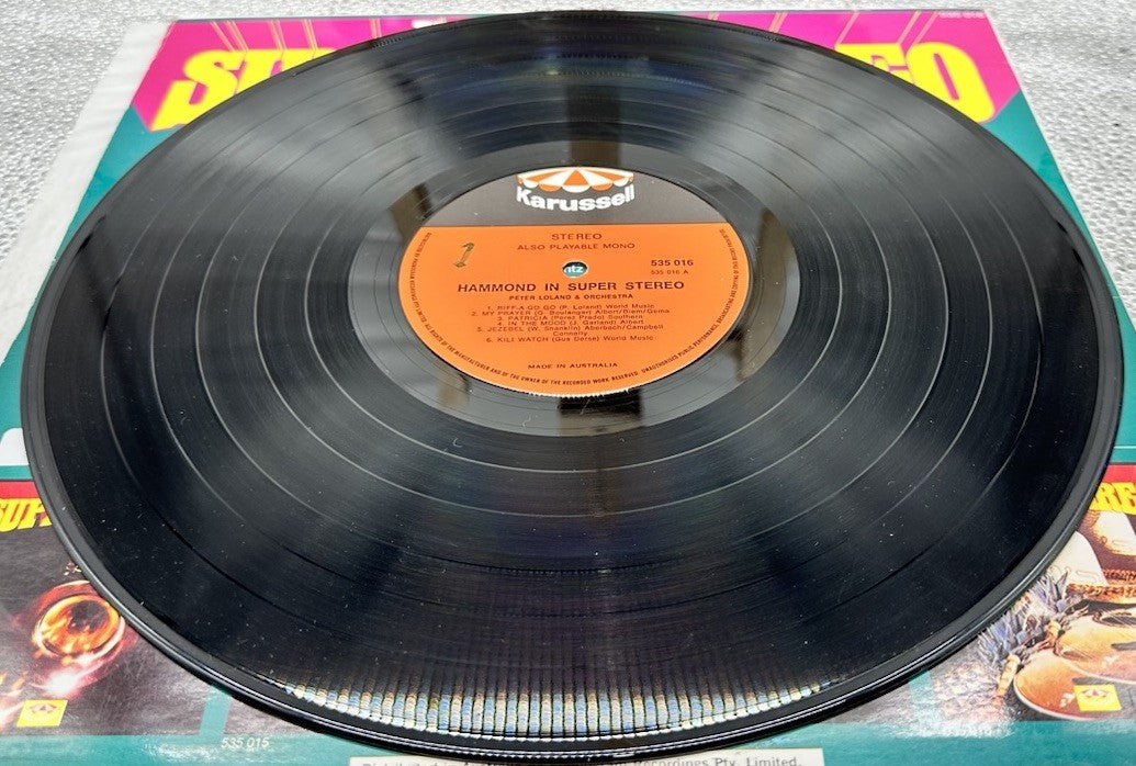 Hammond Super In Stereo Peter Loland Orchester Record In Good Condition 7567