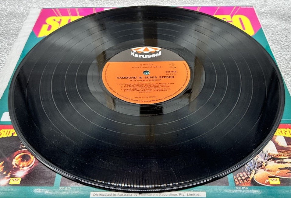 Hammond Super In Stereo Peter Loland Orchester Record In Good Condition 7567