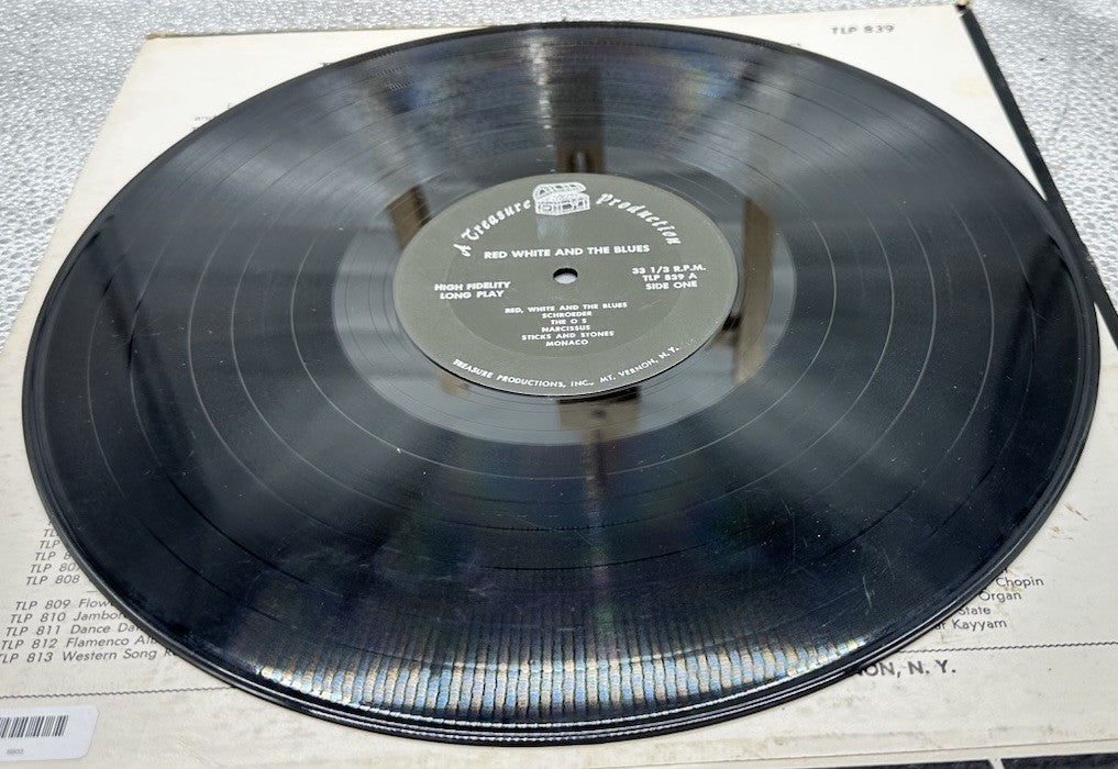 Tony Barra : Red White And The Blues Record In Good Condition 6833