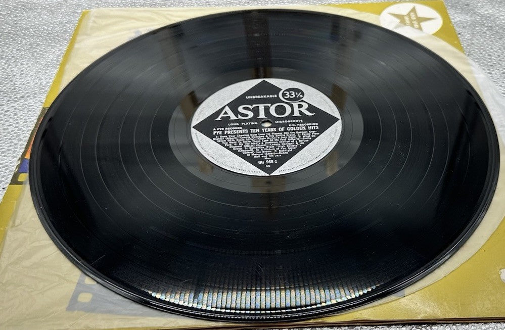 Pye Records Presents Ten Years Of Golden Hits Record In Good Condition 7580