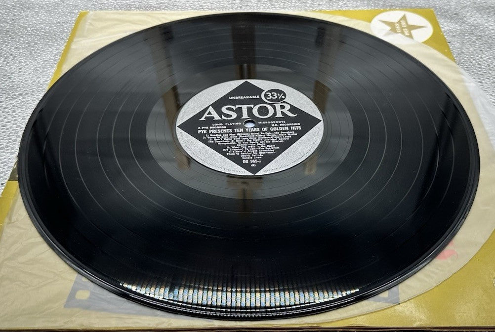 Pye Records Presents Ten Years Of Golden Hits Record In Good Condition 7580