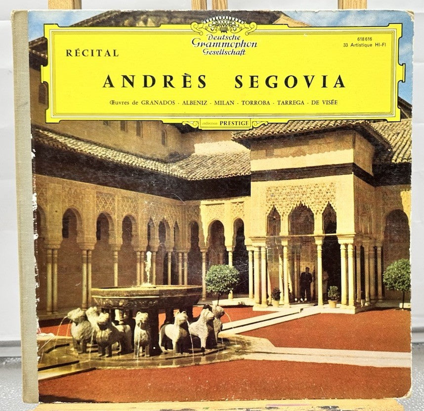 Recital Andres Segovia Record In Good Condition 6652