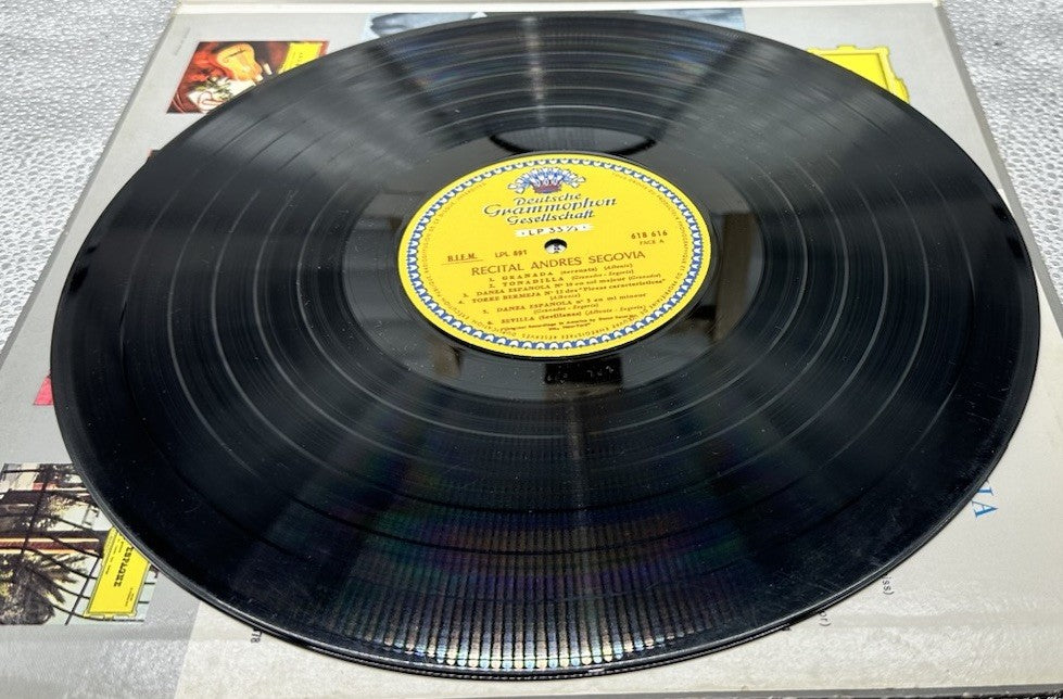 Recital Andres Segovia Record In Good Condition 6652