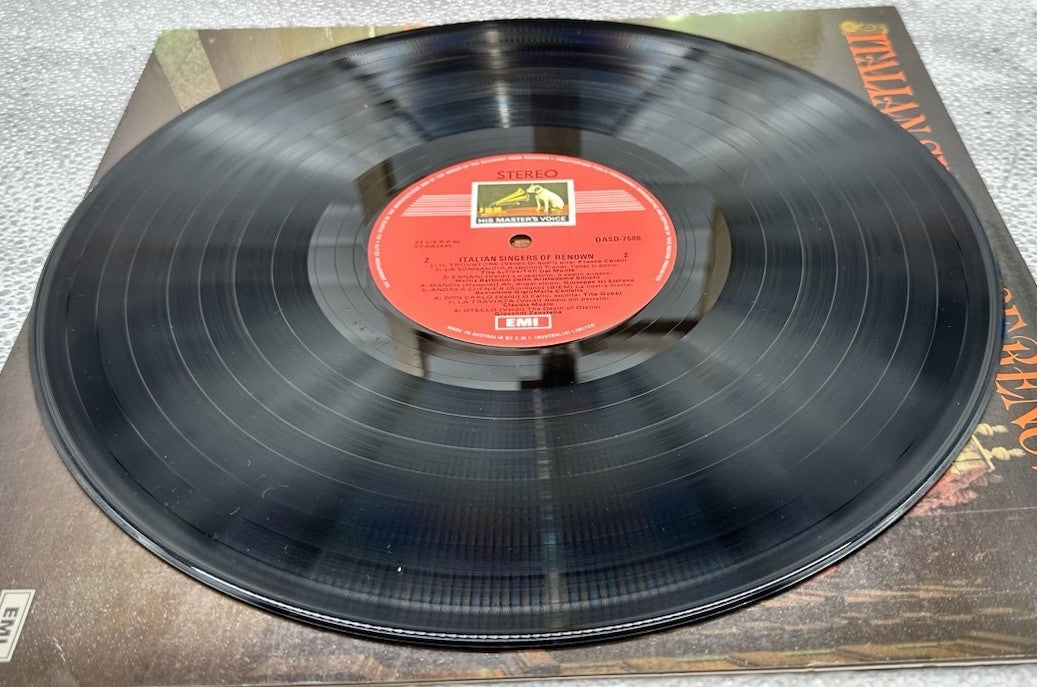 Italian Singers Of Renown, Arranged And Presented By John Cargher Record 7571