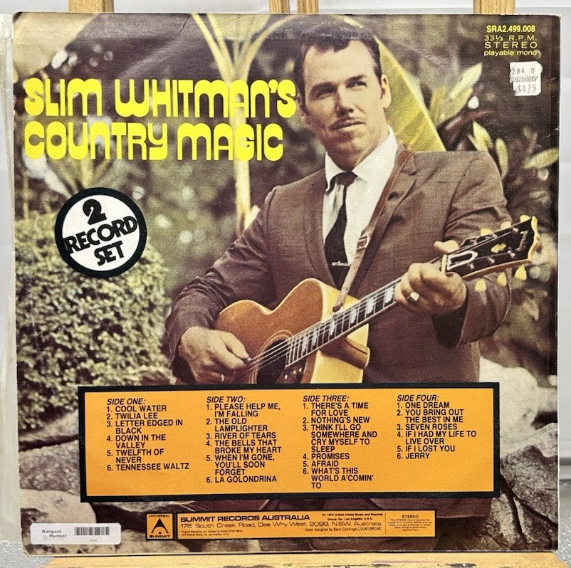 Slim Whitman's - Country Magic Record In Good Condition 6773