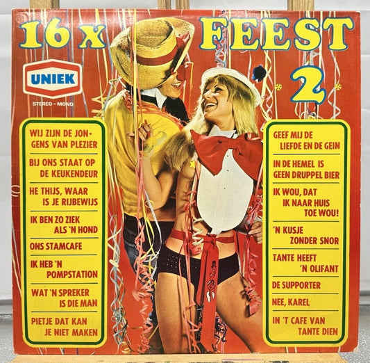 16 X Feest 2 - Uniek Record In Good Condition 6780