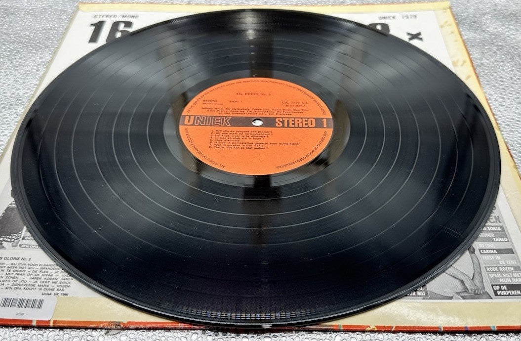 16 X Feest 2 - Uniek Record In Good Condition 6780