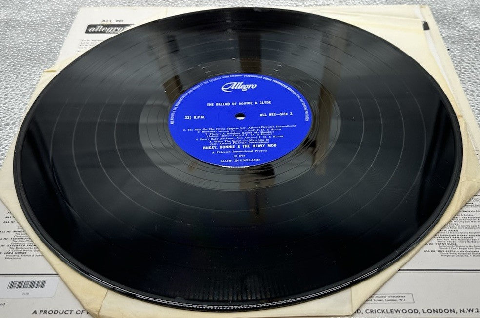 Bonnie, Bugsy And The Heavy Mob The Ballad Of Bonnie & Clyde Record In GC 7578