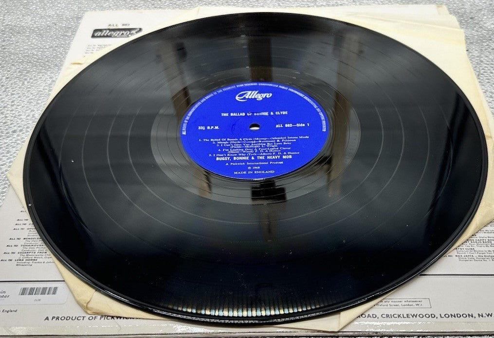 Bonnie, Bugsy And The Heavy Mob The Ballad Of Bonnie & Clyde Record In GC 7578