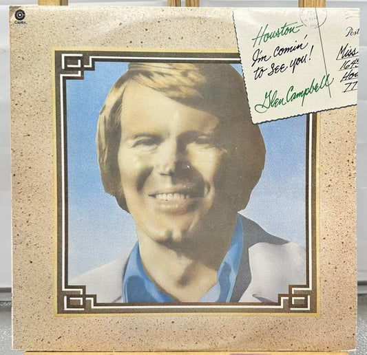 Glen Campbell - Houston I'm Comin' To See You Record In Good Condition 7575