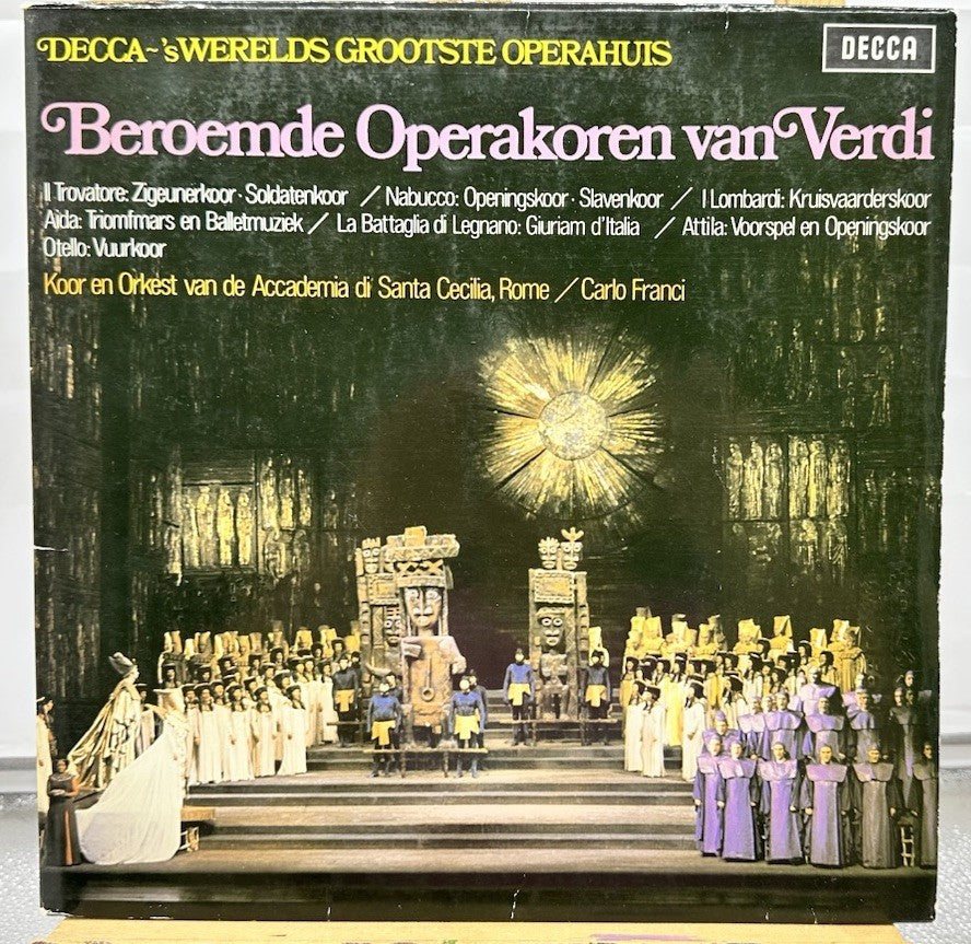 Giuseppe Verdi – Beroemde Operakoren Van Verdi Record In Good Condition 6769