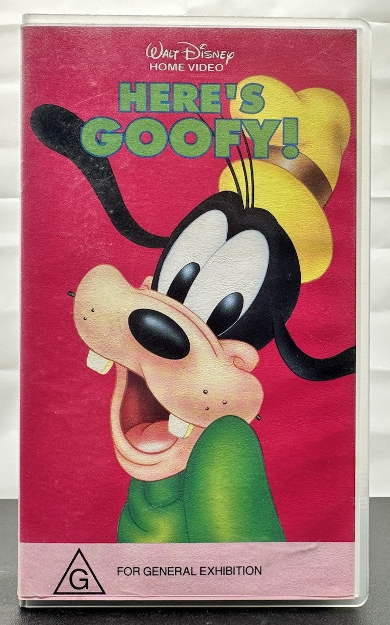 Walt Disney ~ Here's Goofy! ~ VHS In Good Condition - 8692