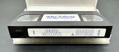 Walt Disney ~ Here's Goofy! ~ VHS In Good Condition - 8692