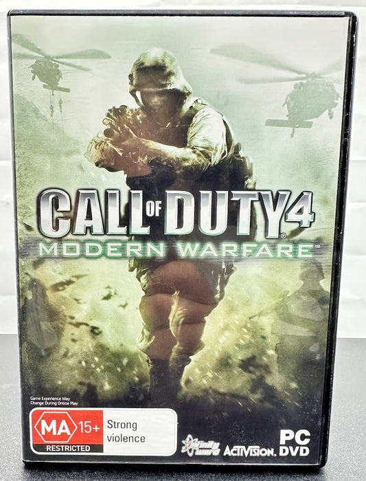 Call Of Duty 4: Modern Warfare - Retro PC Game - In Good Condition 8573