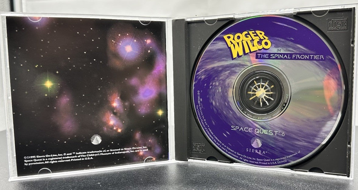 Space Quest 6 Roger Wilco In The Spinal Frontier PC Game In Good Condition 8667