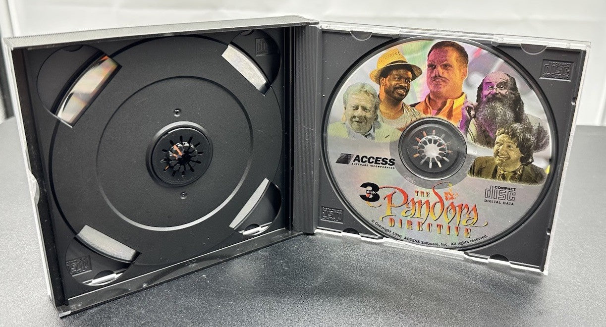 The Pandora Directive PC Game 3 disc - In Good Condition 8605