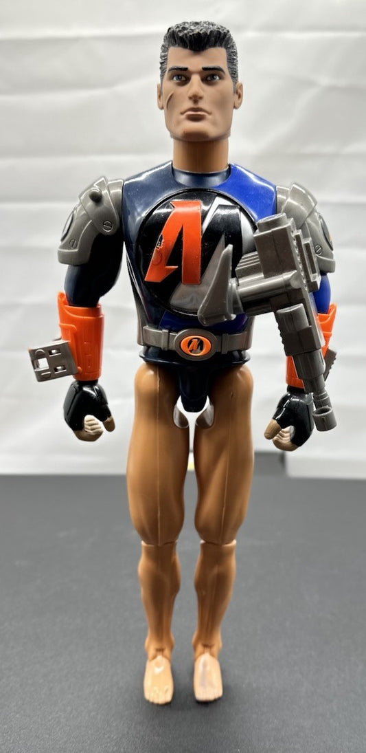 Vintage Action Man Back Rolling 2000 Moveable 30cm Figure In Good Condition 8696