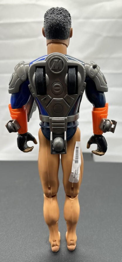 Vintage Action Man Back Rolling 2000 Moveable 30cm Figure In Good Condition 8696