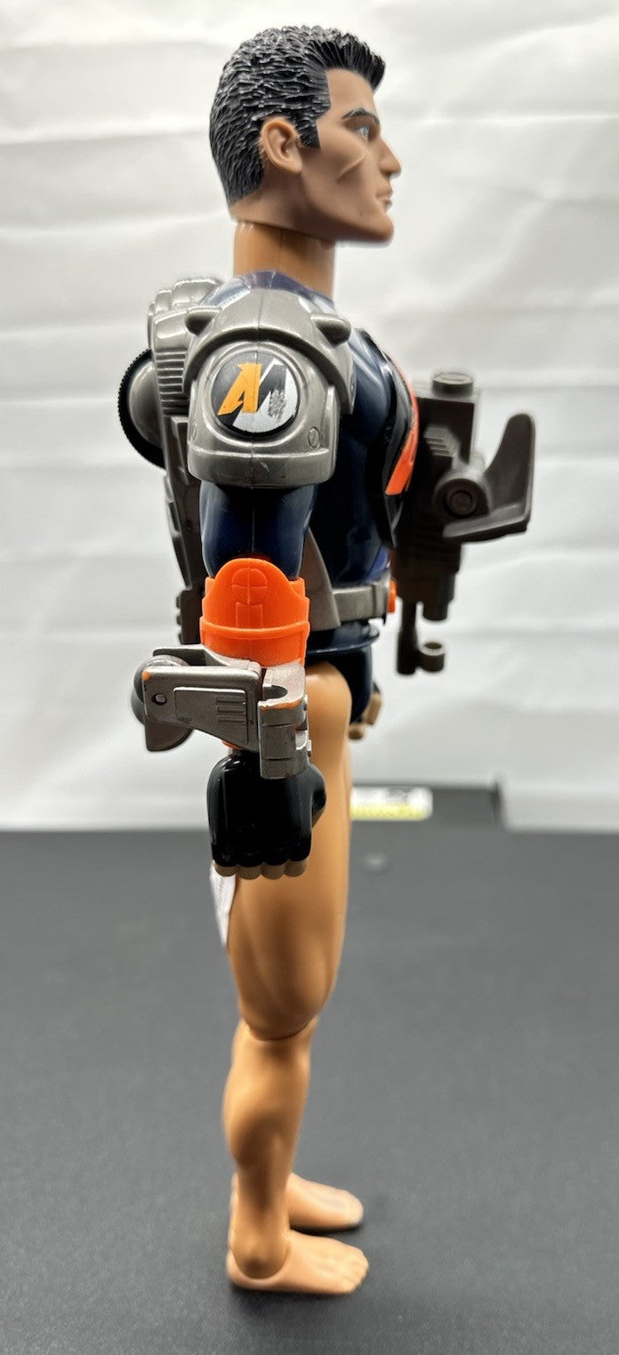 Vintage Action Man Back Rolling 2000 Moveable 30cm Figure In Good Condition 8696